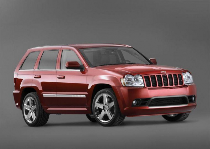 Front Right Maroon 2005 Jeep Grand Cherokee Truck Picture