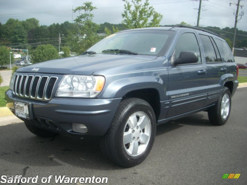 2001 Jeep Grand Cherokee Limited 4x4 - Steel Blue Pearl Color / Agate ...